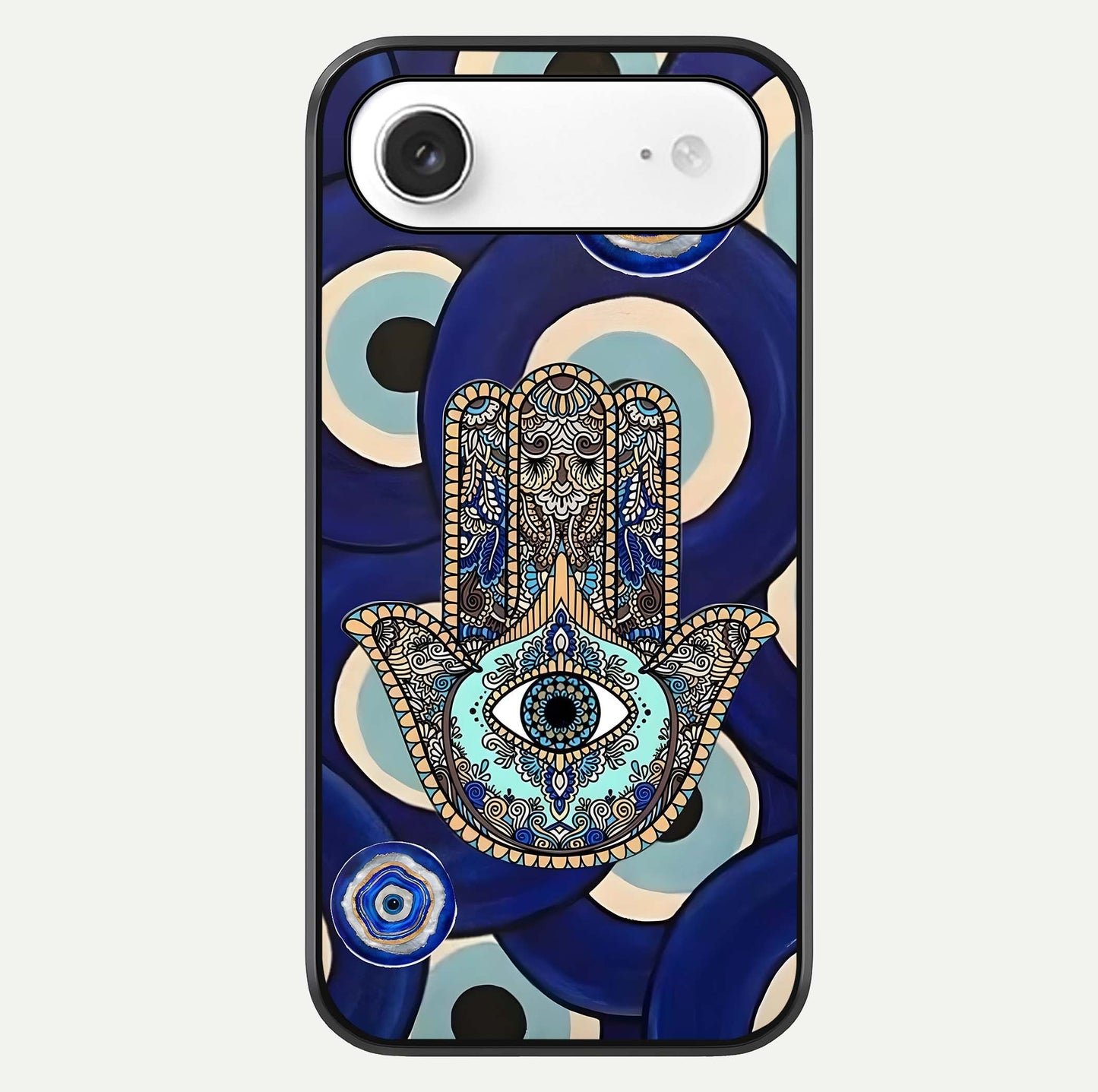 Hamsa Divine Guard Glass Case For iPhone Air  by Custom World