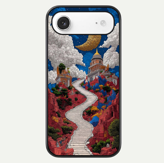 Heavenly Moon Path Glass Case For iPhone Air  by Custom World