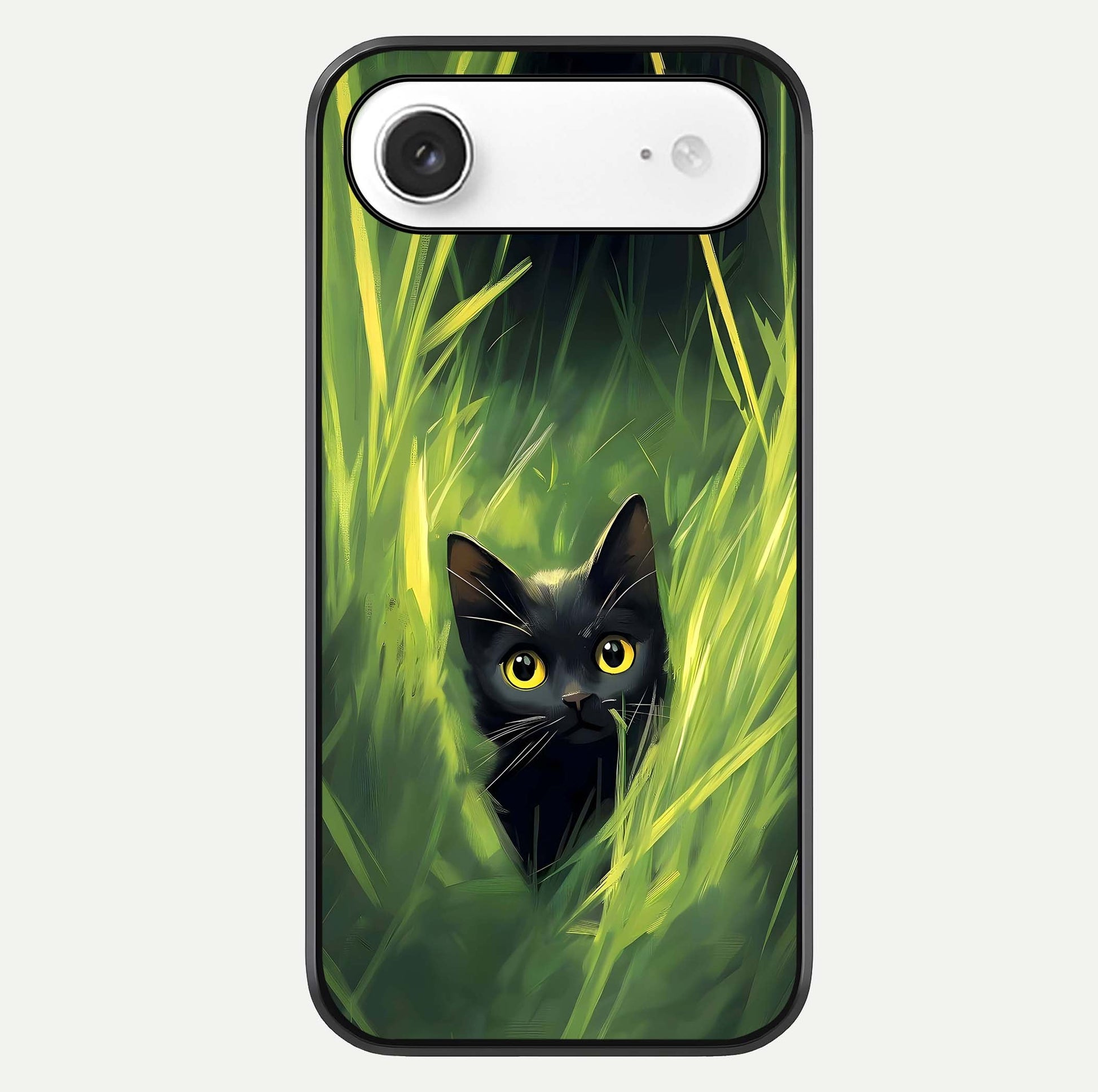 Hidden Cat Whisper Glass Case For iPhone Air  by Custom World