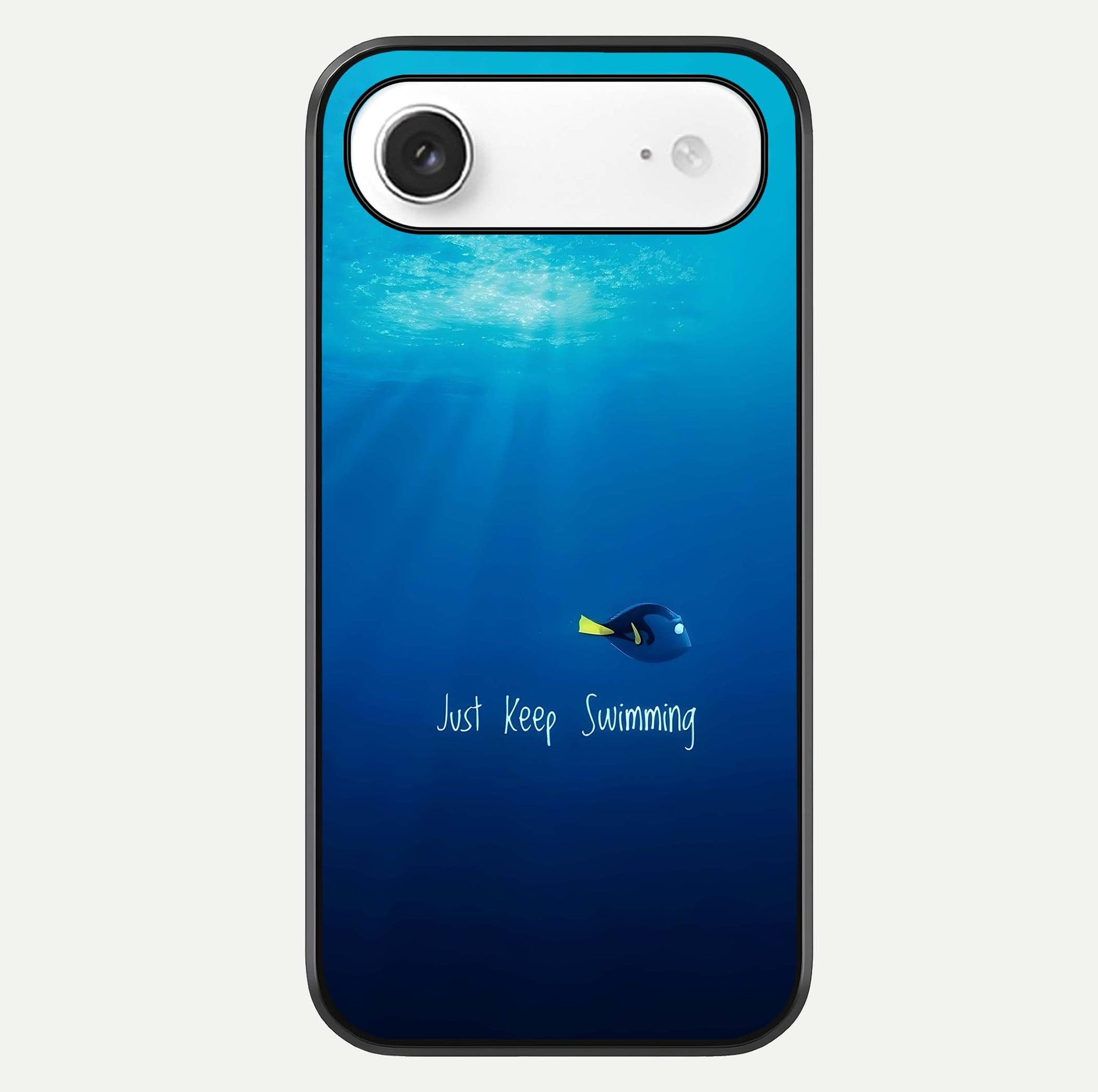 Just Keep Swimming Glass Case For iPhone Air  by Custom World