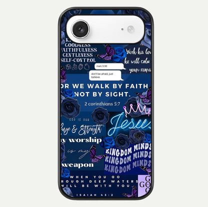 Kingdom Faith Glow Glass Case For iPhone Air  by Custom World