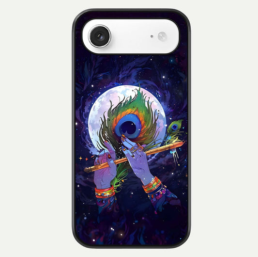 Krishna Hands Art Glass Case For iPhone Air  by Custom World
