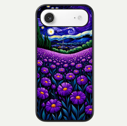 Lavender Moon Field Glass Case For iPhone Air  by Custom World