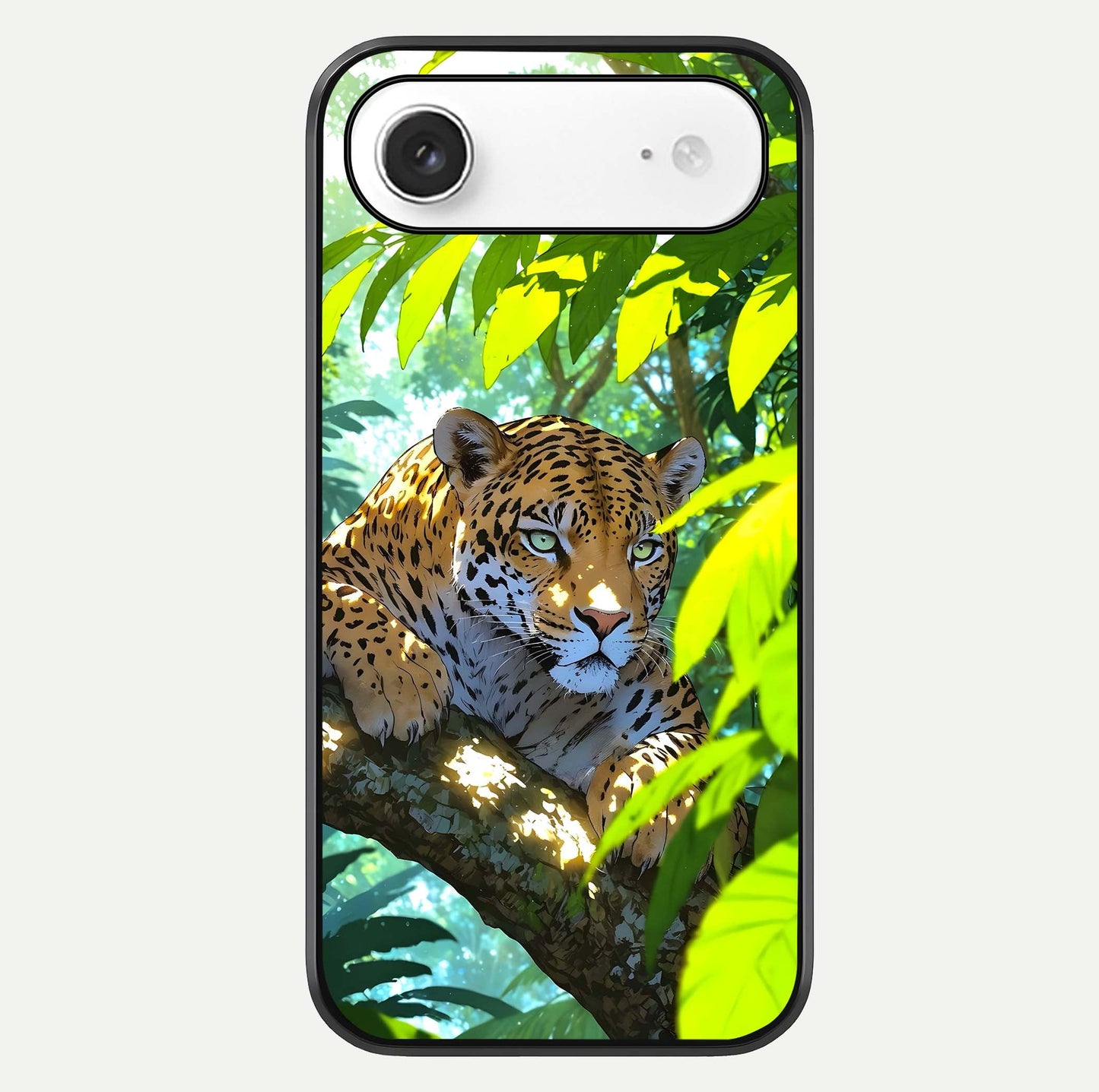 Leopard In Jungle Glass Case For iPhone Air  by Custom World
