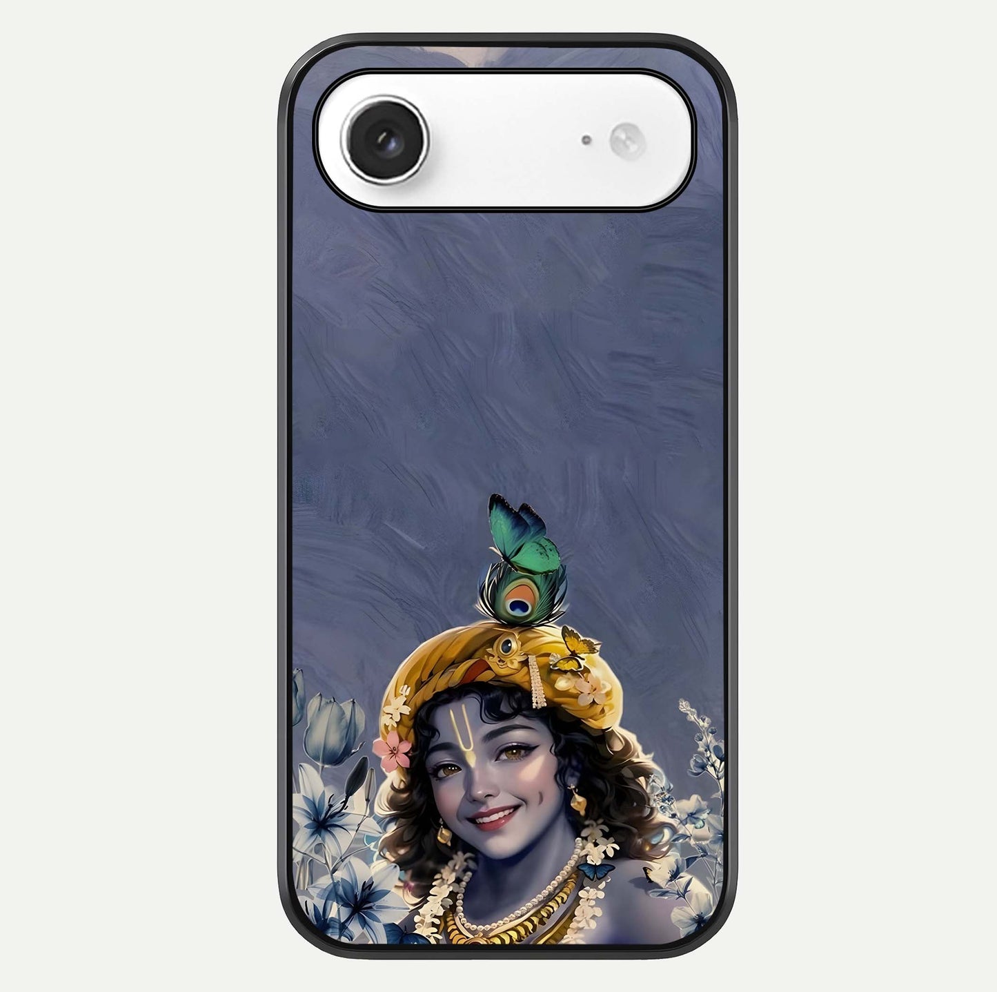 Lord Krishna Glass Case For iPhone Air  by Custom World