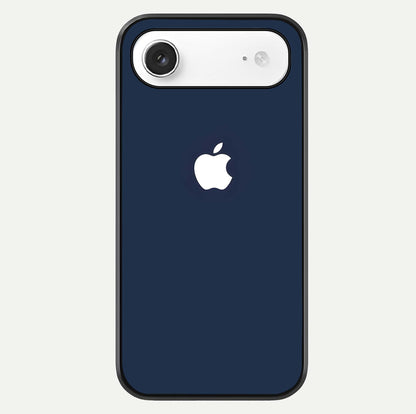 Minimal Apple Night Glass Case For iPhone Air  by Custom World