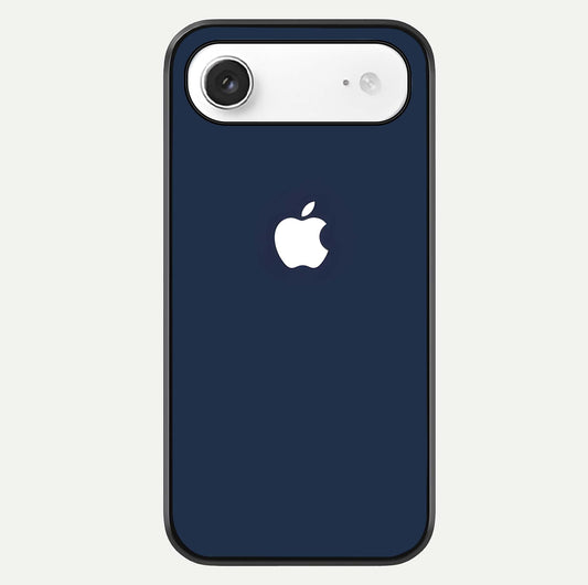 Minimal Apple Night Glass Case For iPhone Air  by Custom World