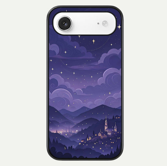 Minimal Night View Glass Case For iPhone Air  by Custom World