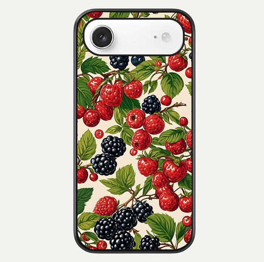 Mixed Berry Collage Glass Case For iPhone Air  by Custom World