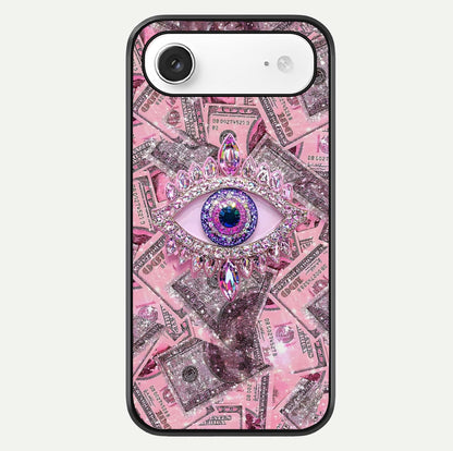 Money Eye Luxe Glass Case For iPhone Air  by Custom World