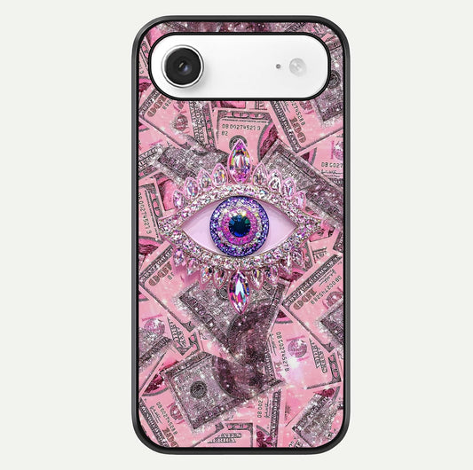 Money Eye Luxe Glass Case For iPhone Air  by Custom World