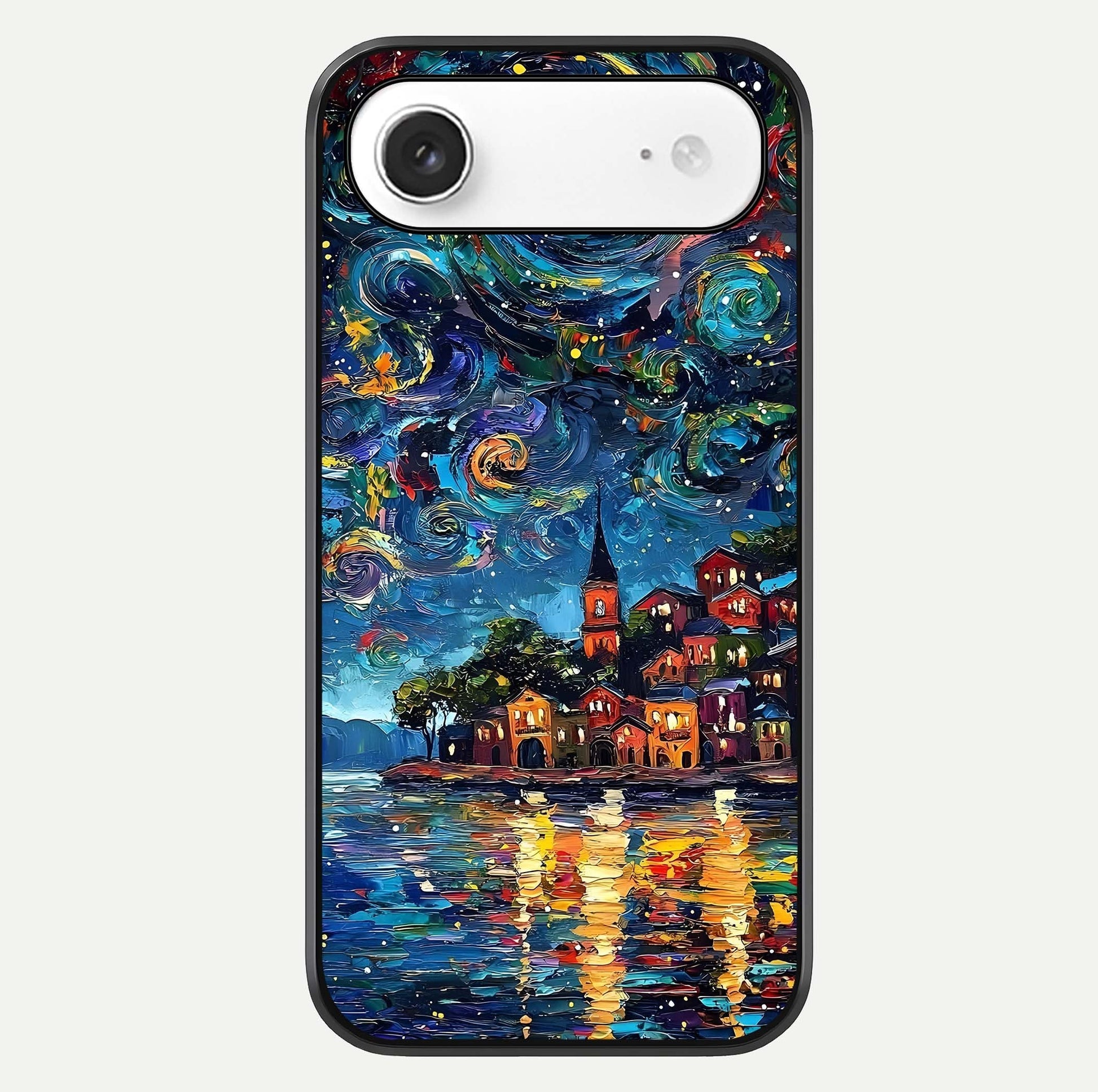 Moonlight Harbor Glow Glass Case For iPhone Air  by Custom World