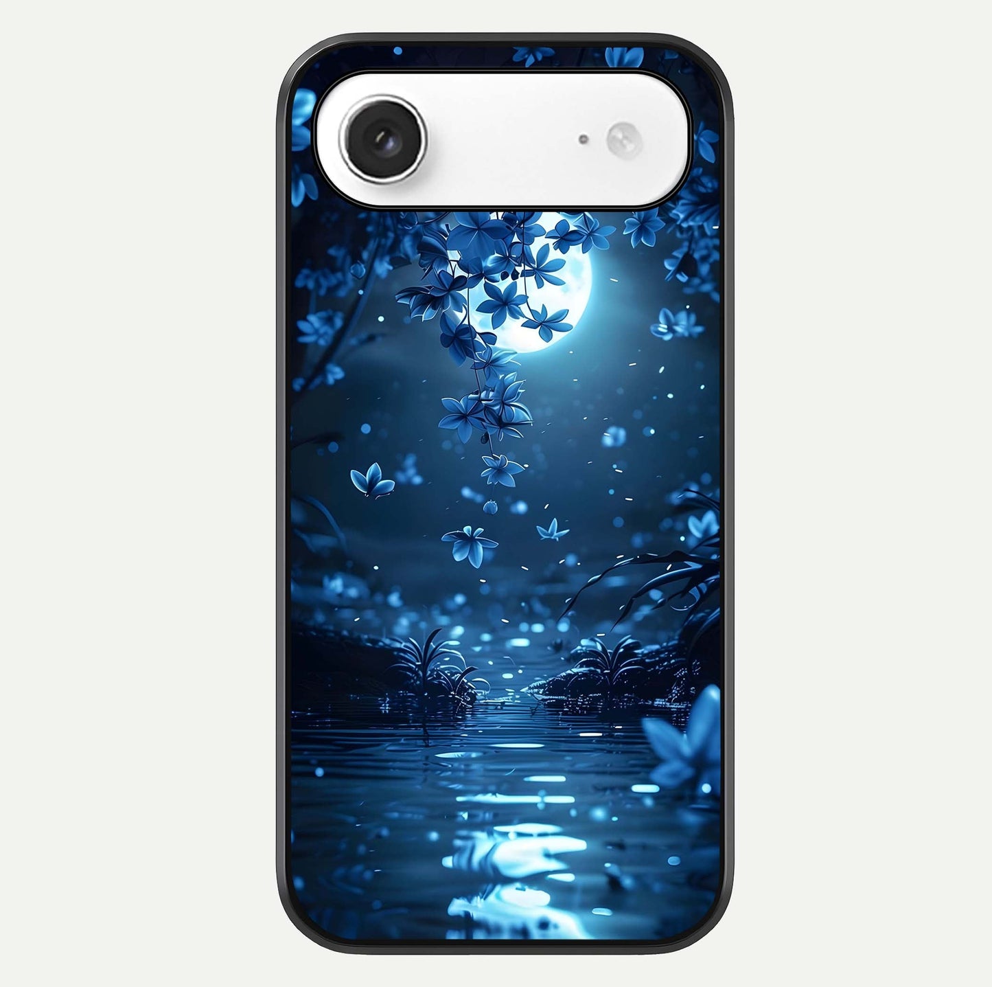 Moonlight Petal Dream Glass Case For iPhone Air  by Custom World