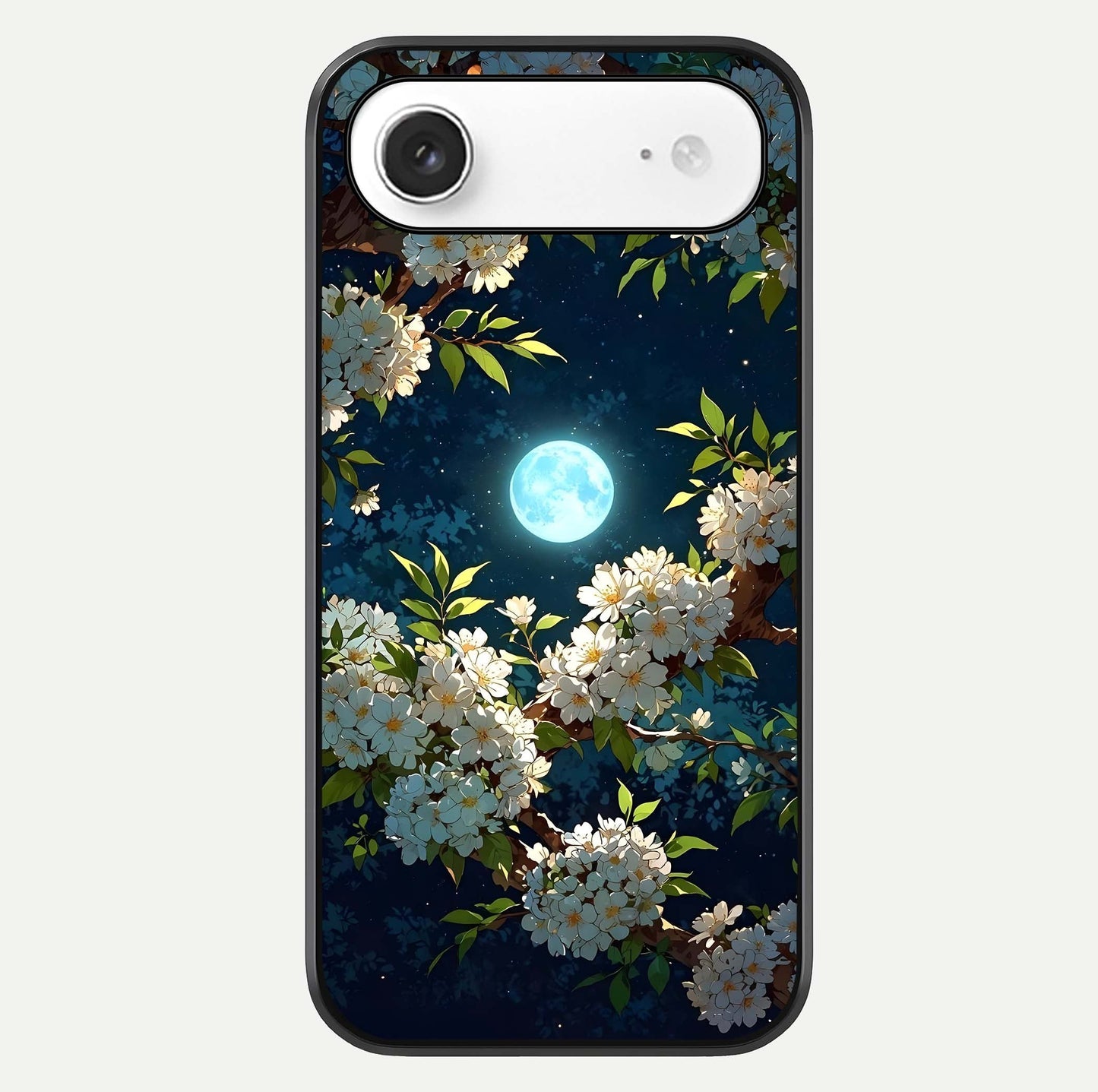 Moonlit Blossom Dream Glass Case For iPhone Air  by Custom World