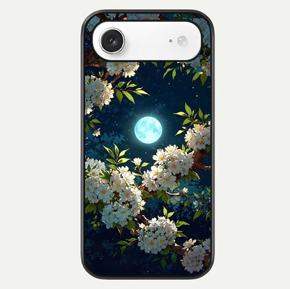 Moonlit Blossom Dream Glass Case For iPhone Air  by Custom World