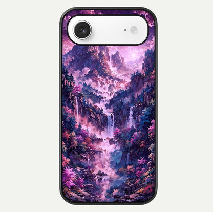Mystic Cascade Peaks Glass Case For iPhone Air  by Custom World