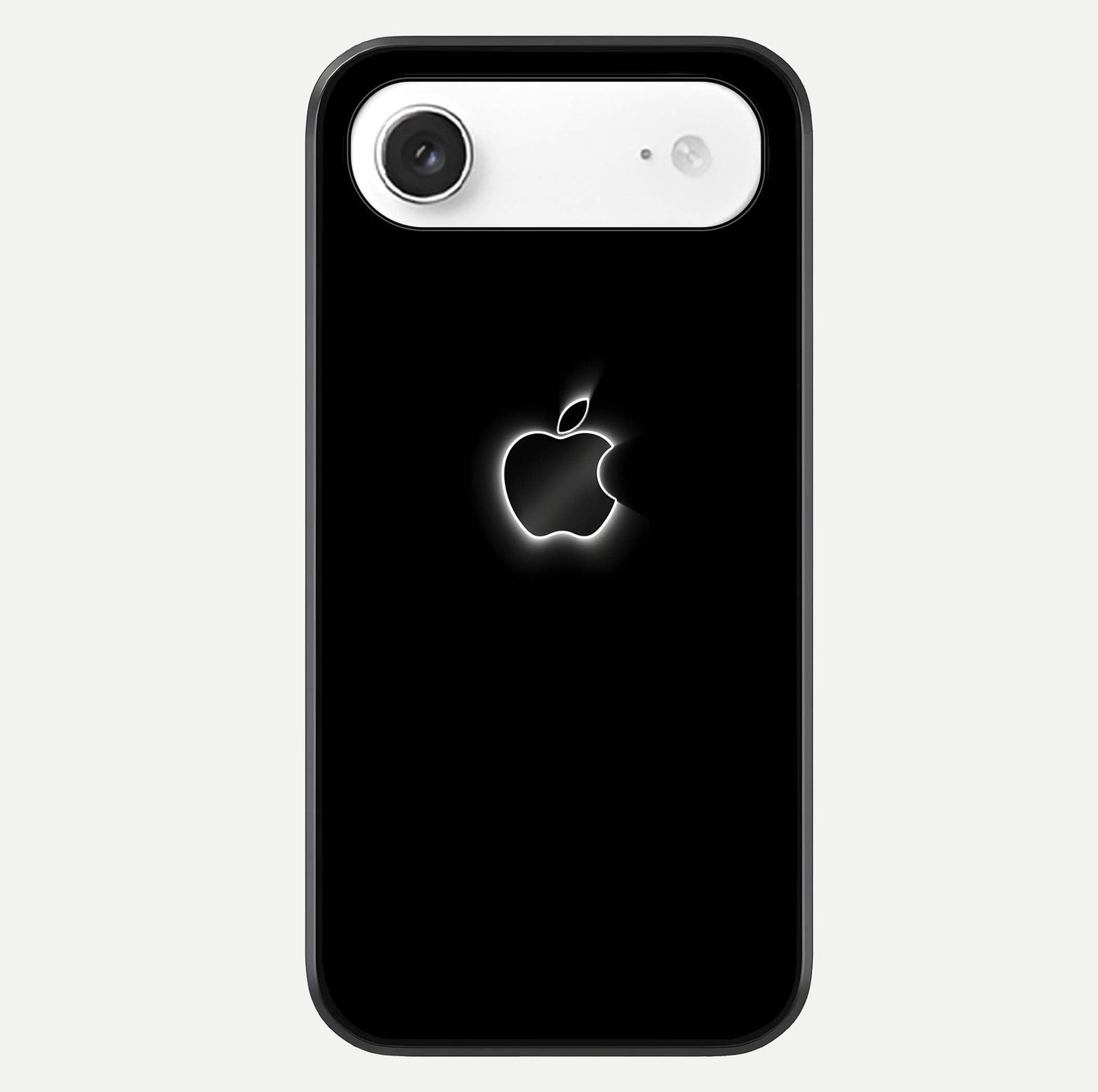 Neon Apple Glow Glass Case For iPhone Air  by Custom World