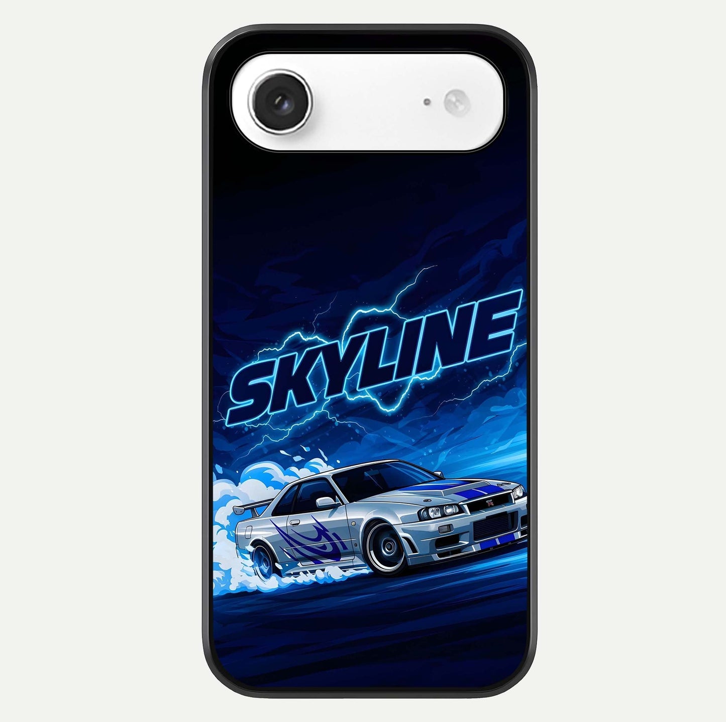 Neon Drift Beast Glass Case For iPhone Air  by Custom World