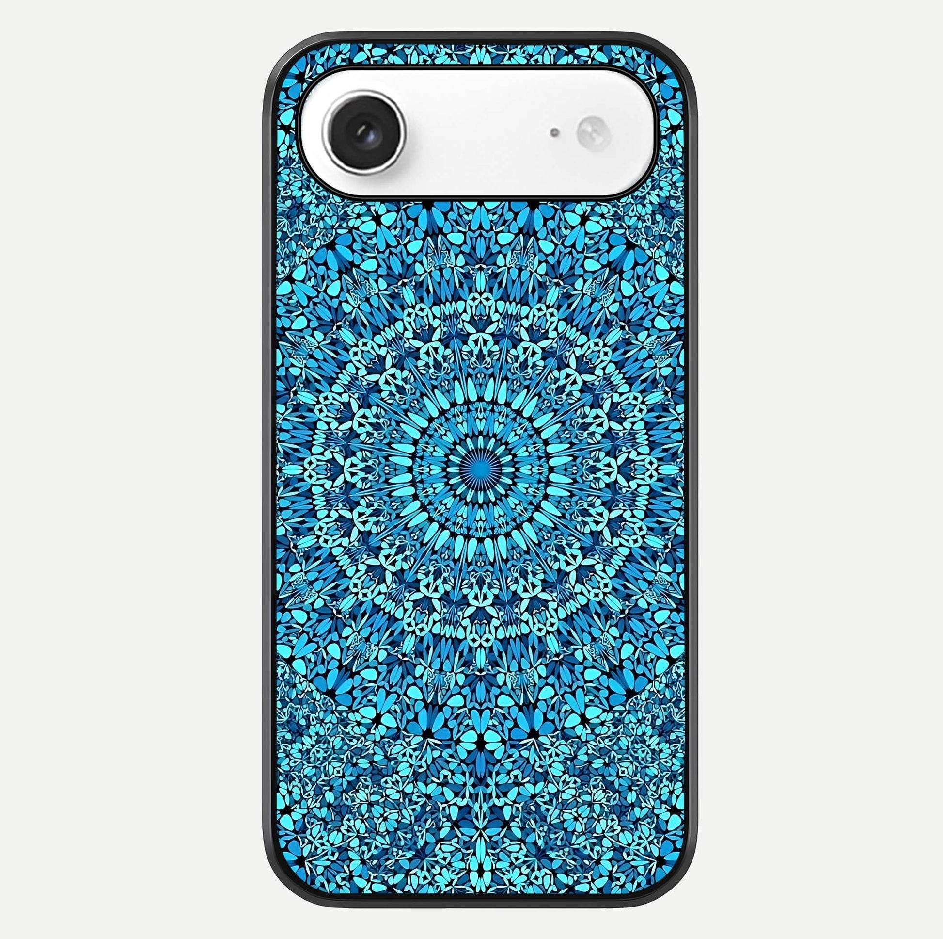 Ocean Bloom Mandala Glass Case For iPhone Air  by Custom World