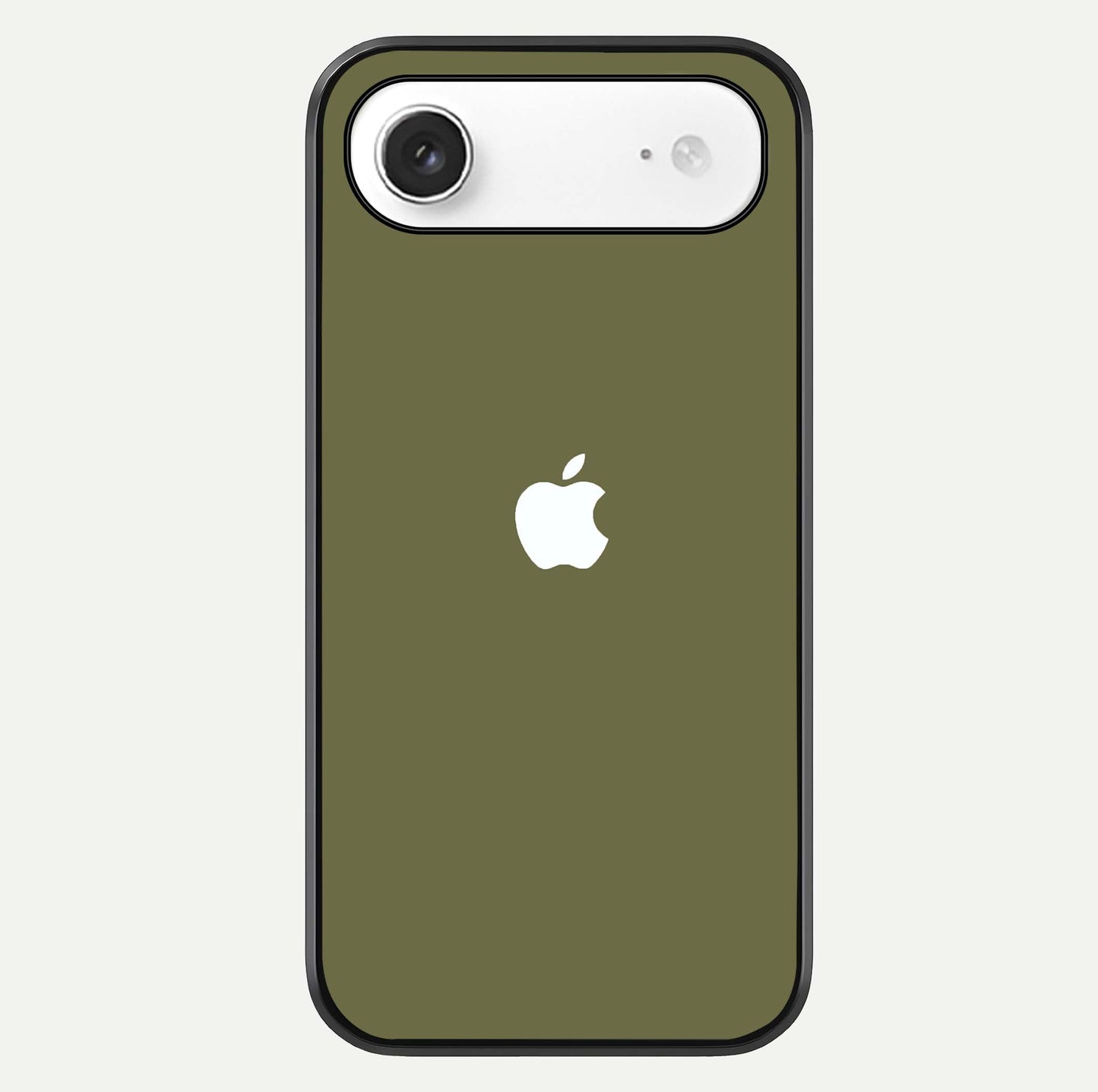 Olive Matte Essence Glass Case For iPhone Air  by Custom World