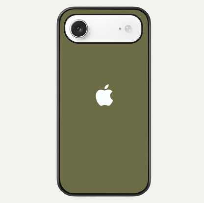 Olive Matte Essence Glass Case For iPhone Air  by Custom World