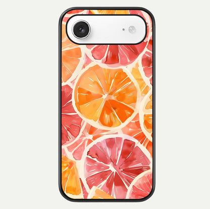 Orange Fruits Pattern Glass Case For iPhone Air  by Custom World