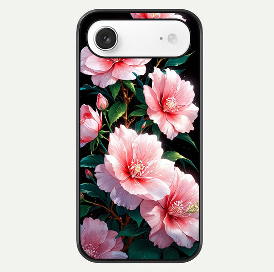 Peach Flower Glass Case For iPhone Air  by Custom World