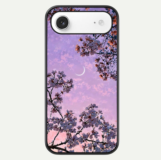 Purple Serenity Moon Glass Case For iPhone Air  by Custom World