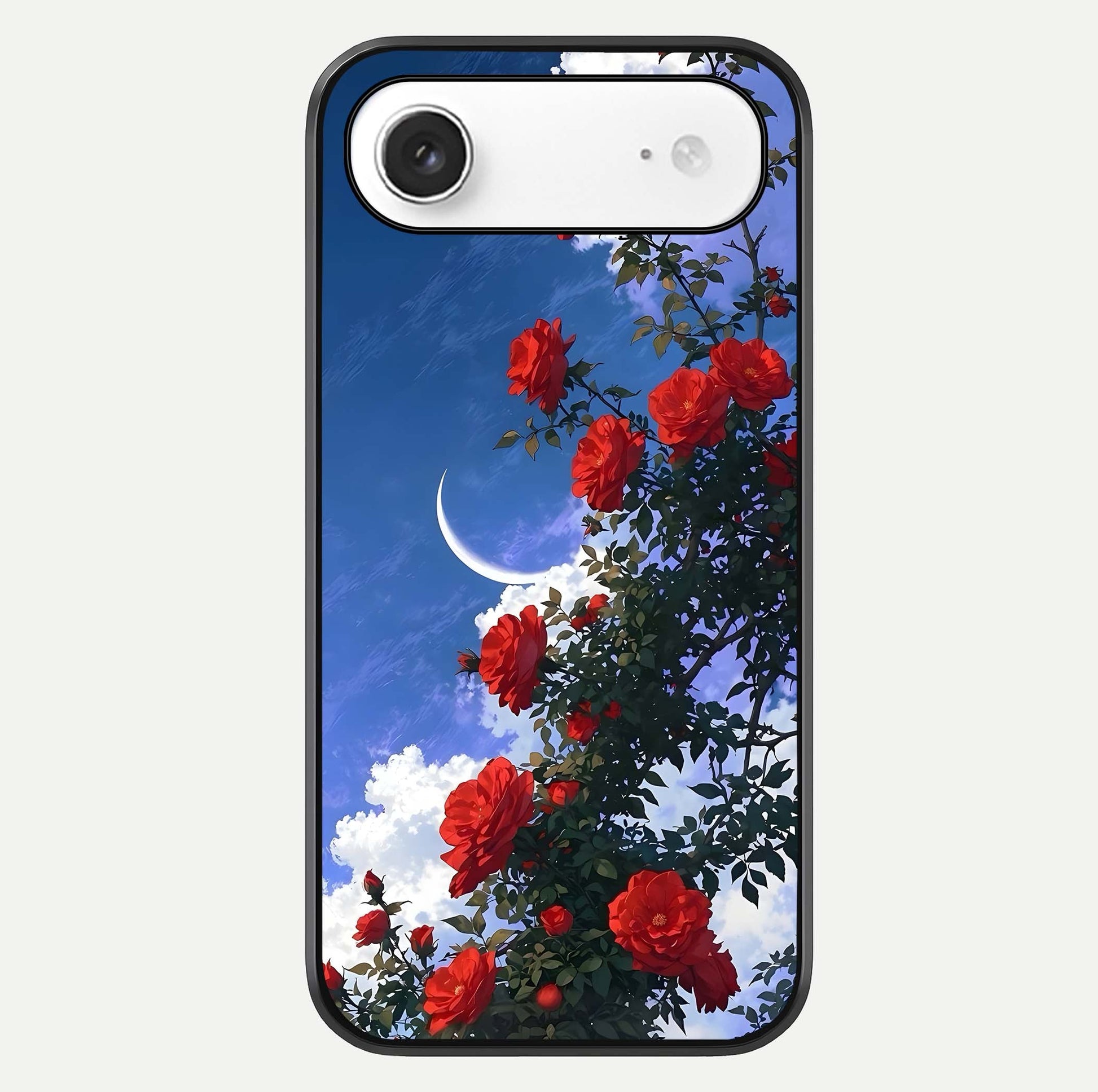 Rose Drift Flowers Glass Case For iPhone Air  by Custom World