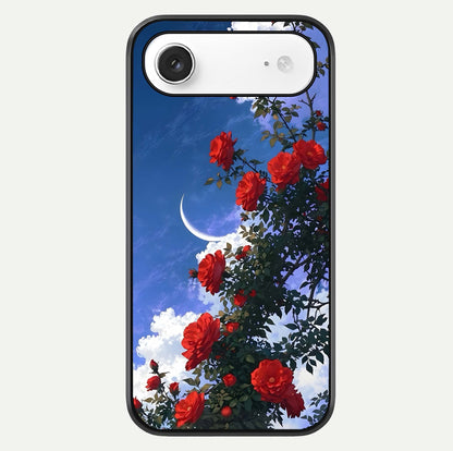 Rose Drift Flowers Glass Case For iPhone Air  by Custom World