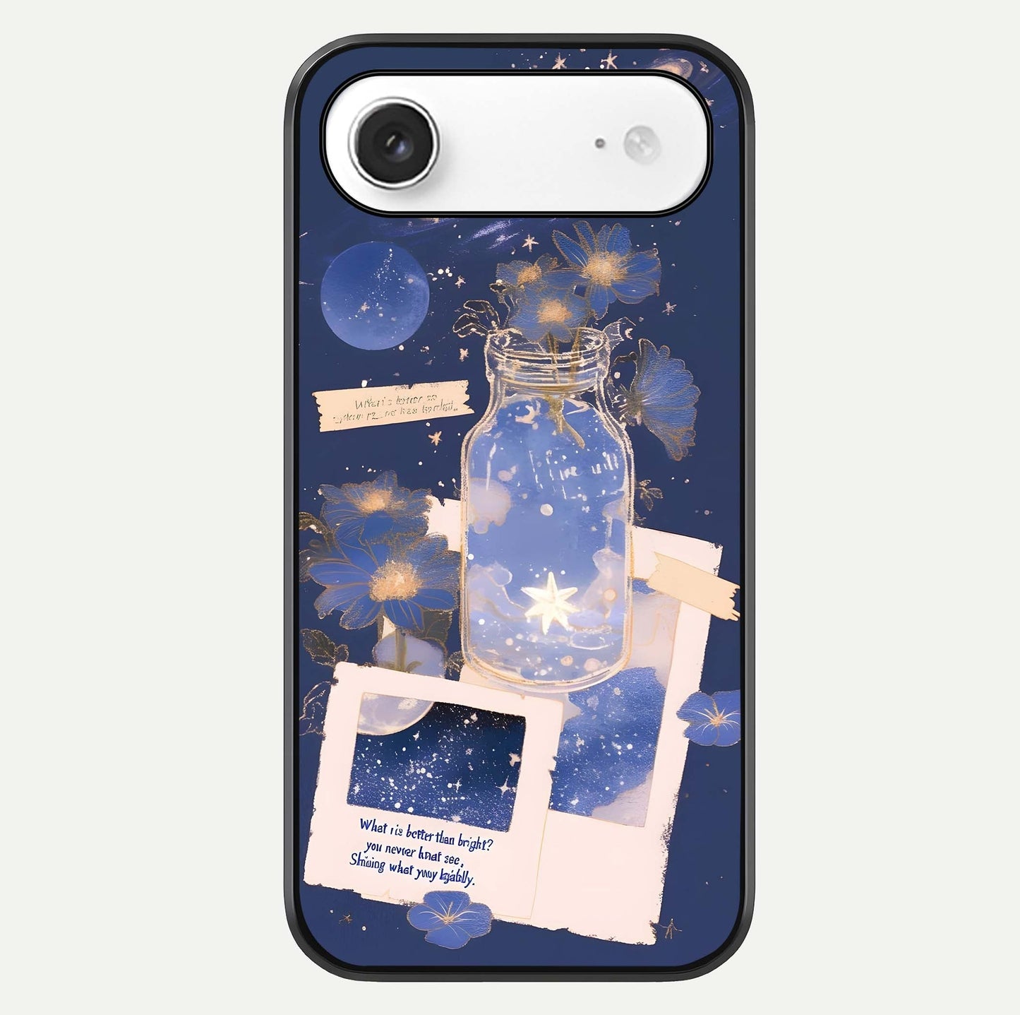 Starlit Cosmic Jar Glass Case For iPhone Air  by Custom World