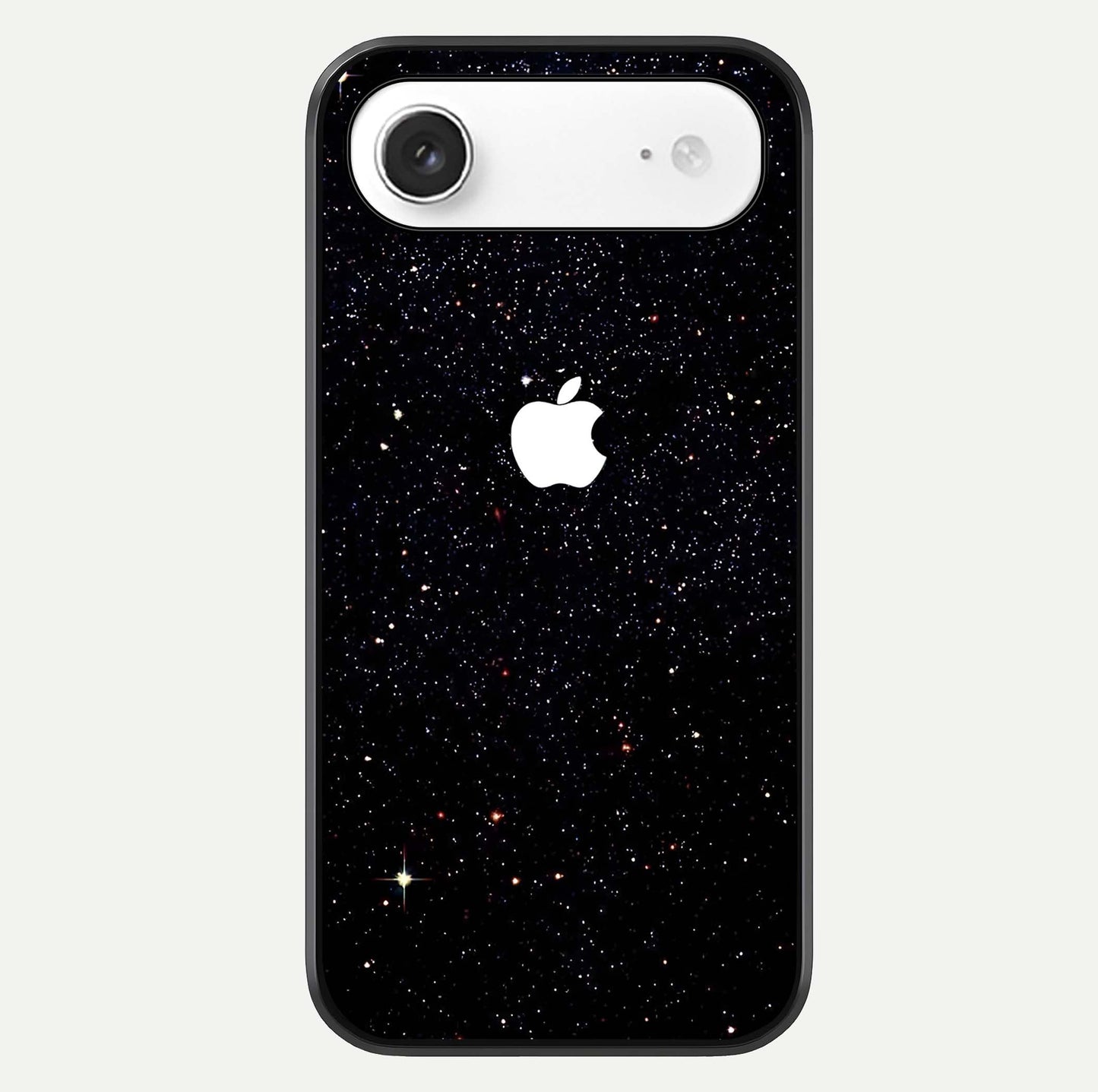 Starry Apple Galaxy Glass Case For iPhone Air  by Custom World