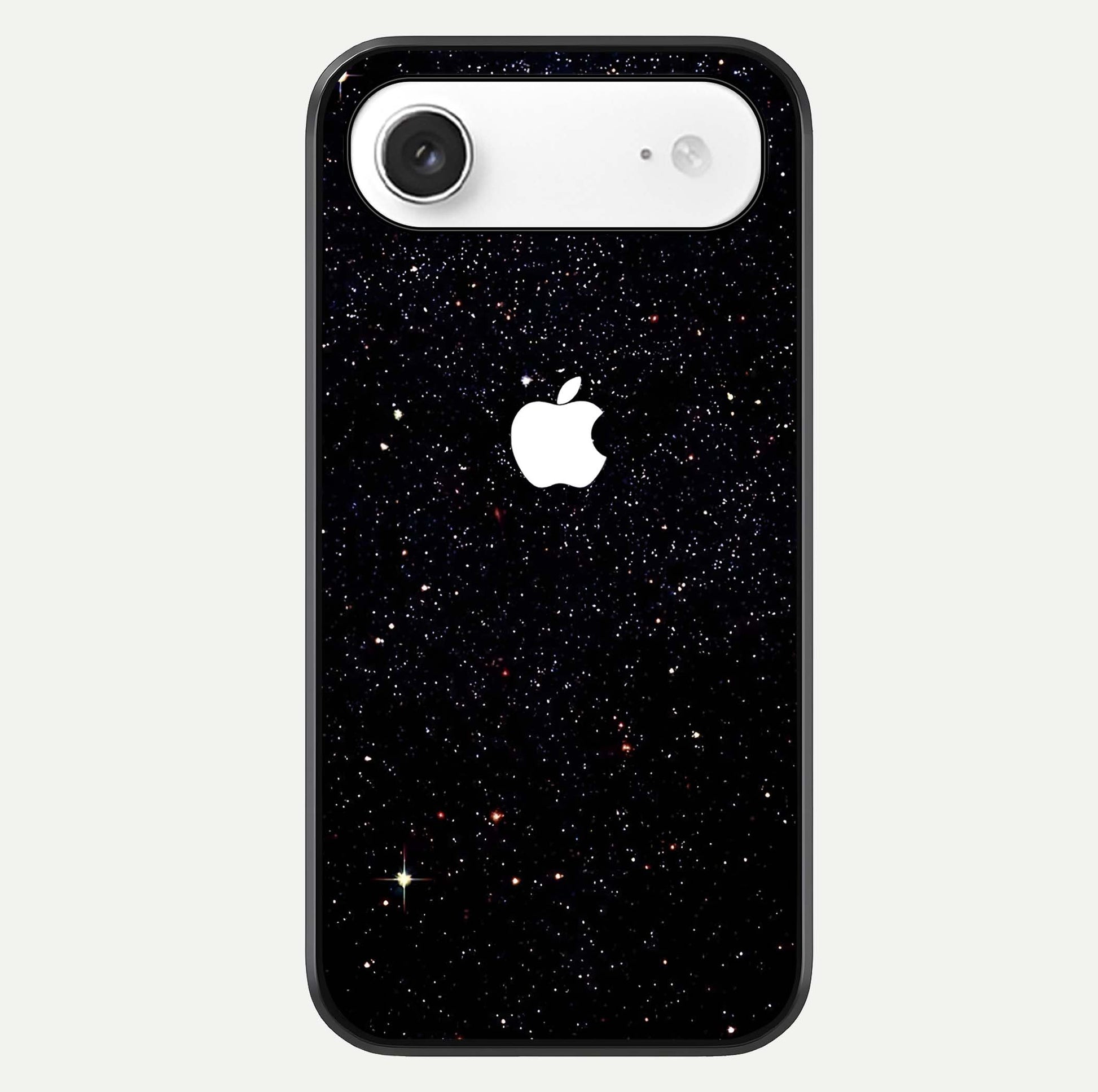 Starry Apple Galaxy Glass Case For iPhone Air  by Custom World