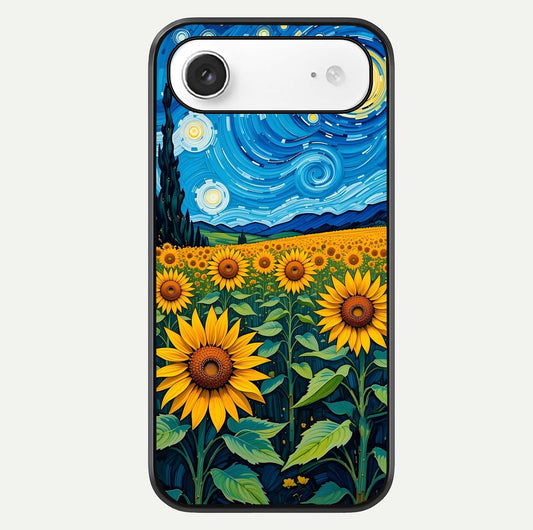 Starry Sunflower Dreams Glass Case For iPhone Air  by Custom World