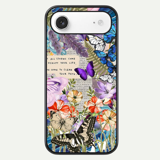 Storm Path Bloom Glass Case For iPhone Air  by Custom World