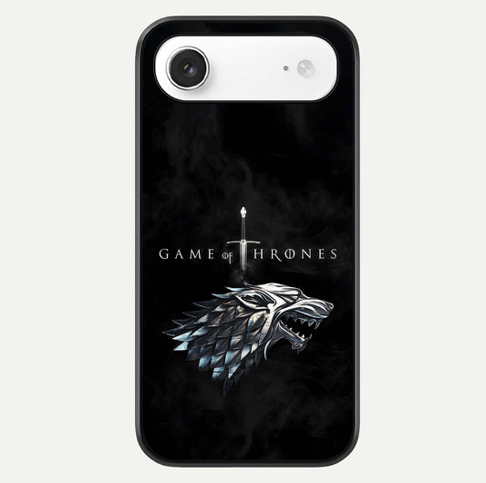 Throne Wolf Legacy Glass Case For iPhone Air  by Custom World