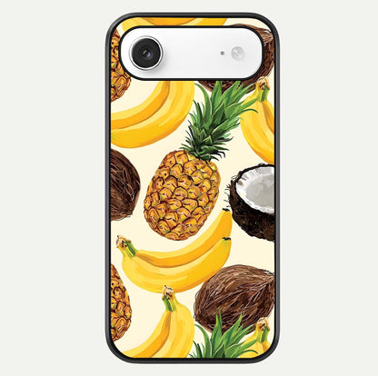 Tropical Fruit Mood Glass Case For iPhone Air  by Custom World