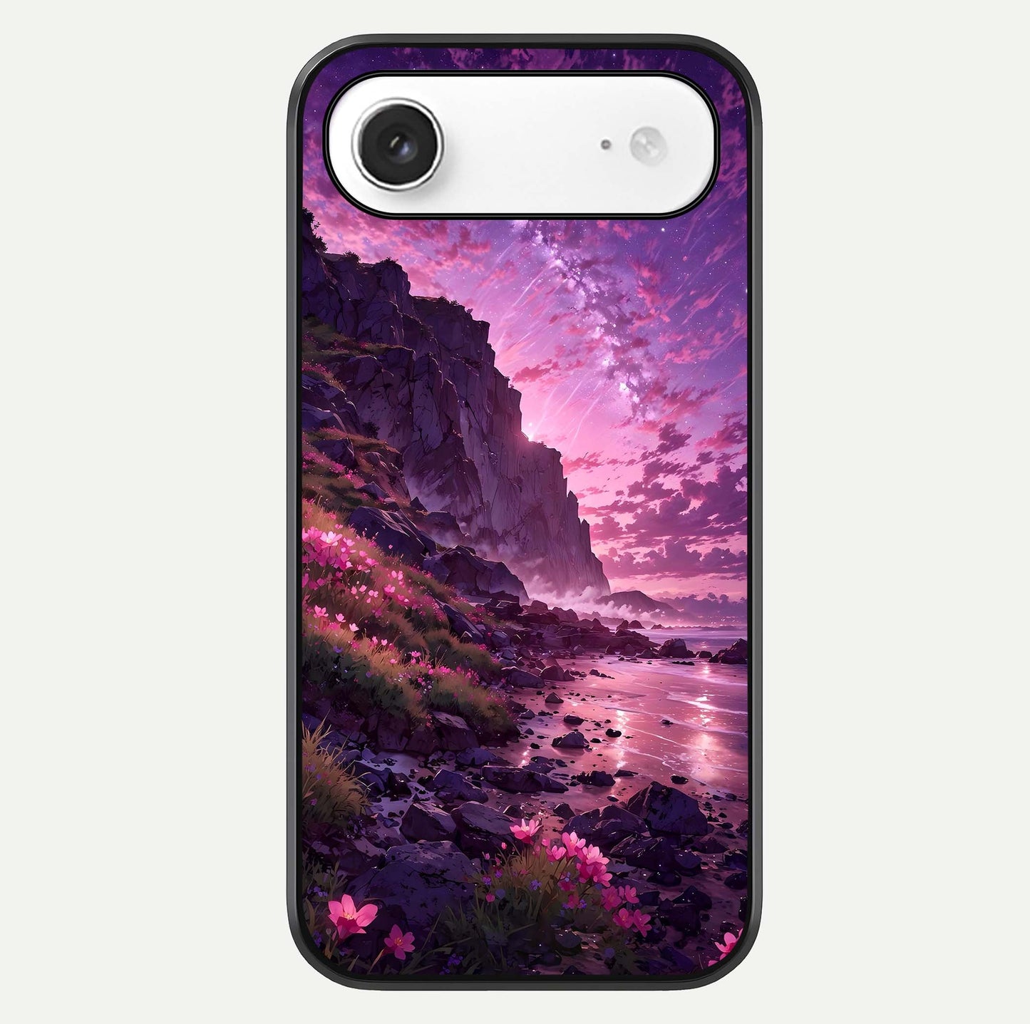 Twilight Blossom Coast Glass Case For iPhone Air  by Custom World