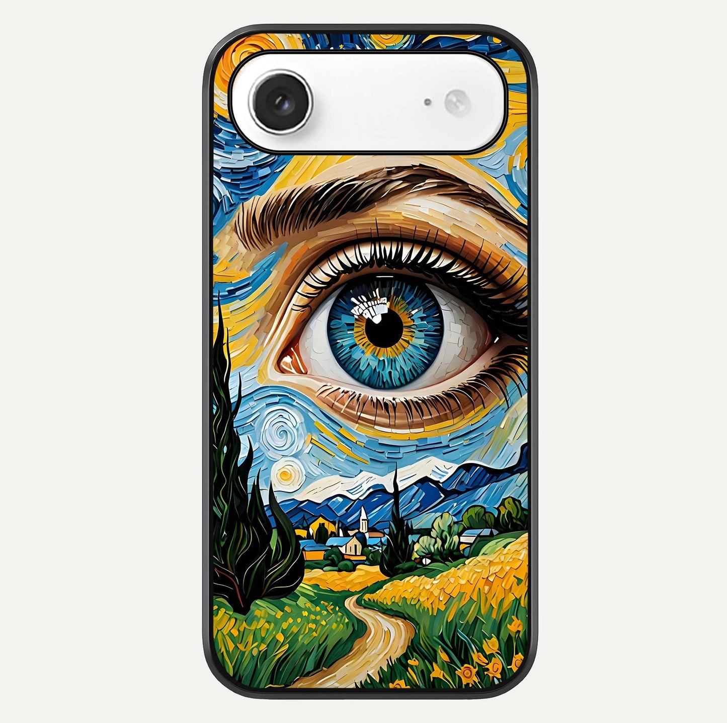 Van Gogh Eye Glass Case For iPhone Air  by Custom World