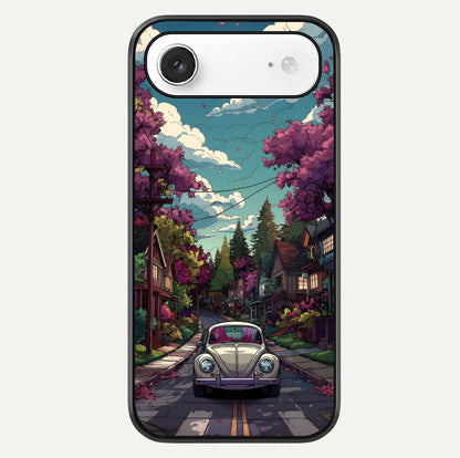 Vintage Street Drive Glass Case For iPhone Air  by Custom World