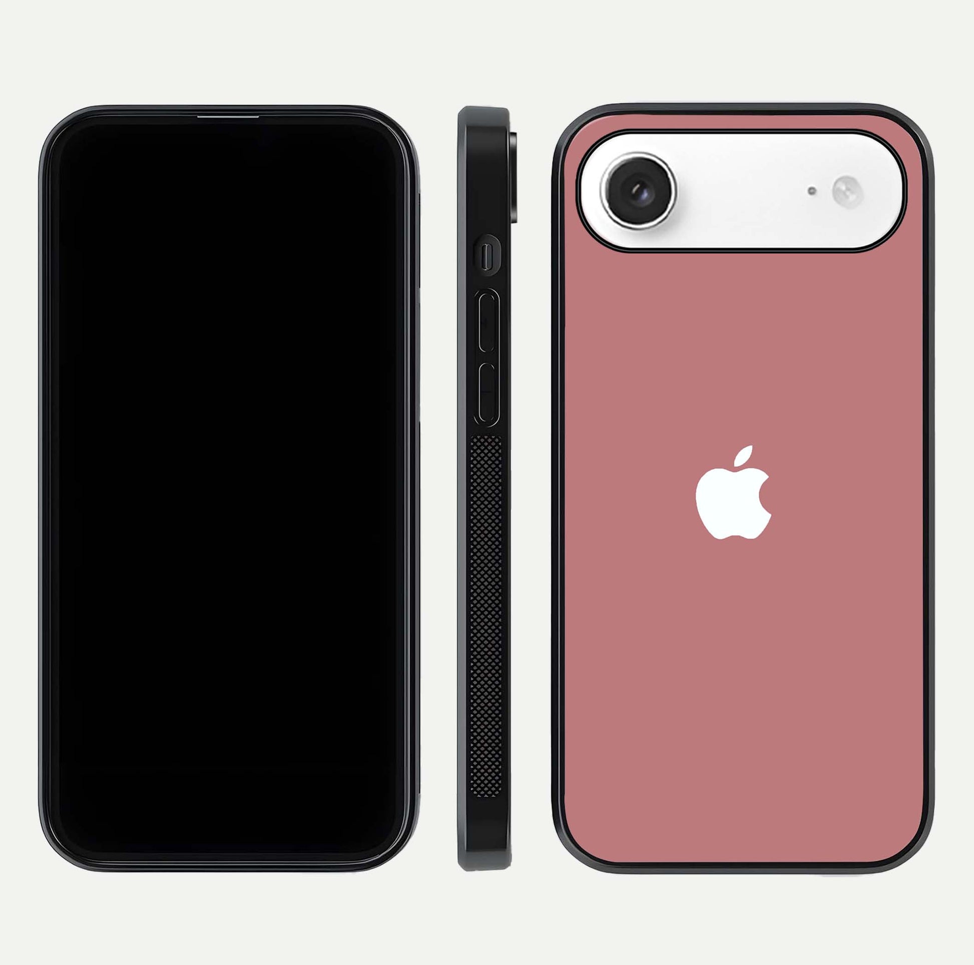 Apple Harmony Glass Case for iPhone Air  front and back mockup showing harmony pattern and clean edge design