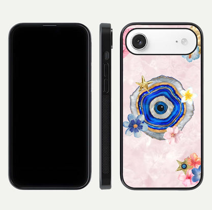 Divine Aura Bloom Glass Case for iPhone Air  dual-view layout displaying divine color tones and smooth edges