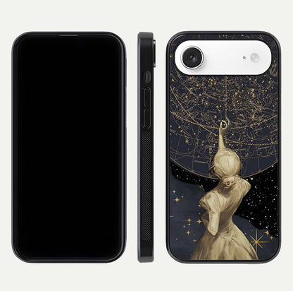 Taylor Swift Girl Glass Case for iPhone Air  front & back layout showing clean edge and vivid print