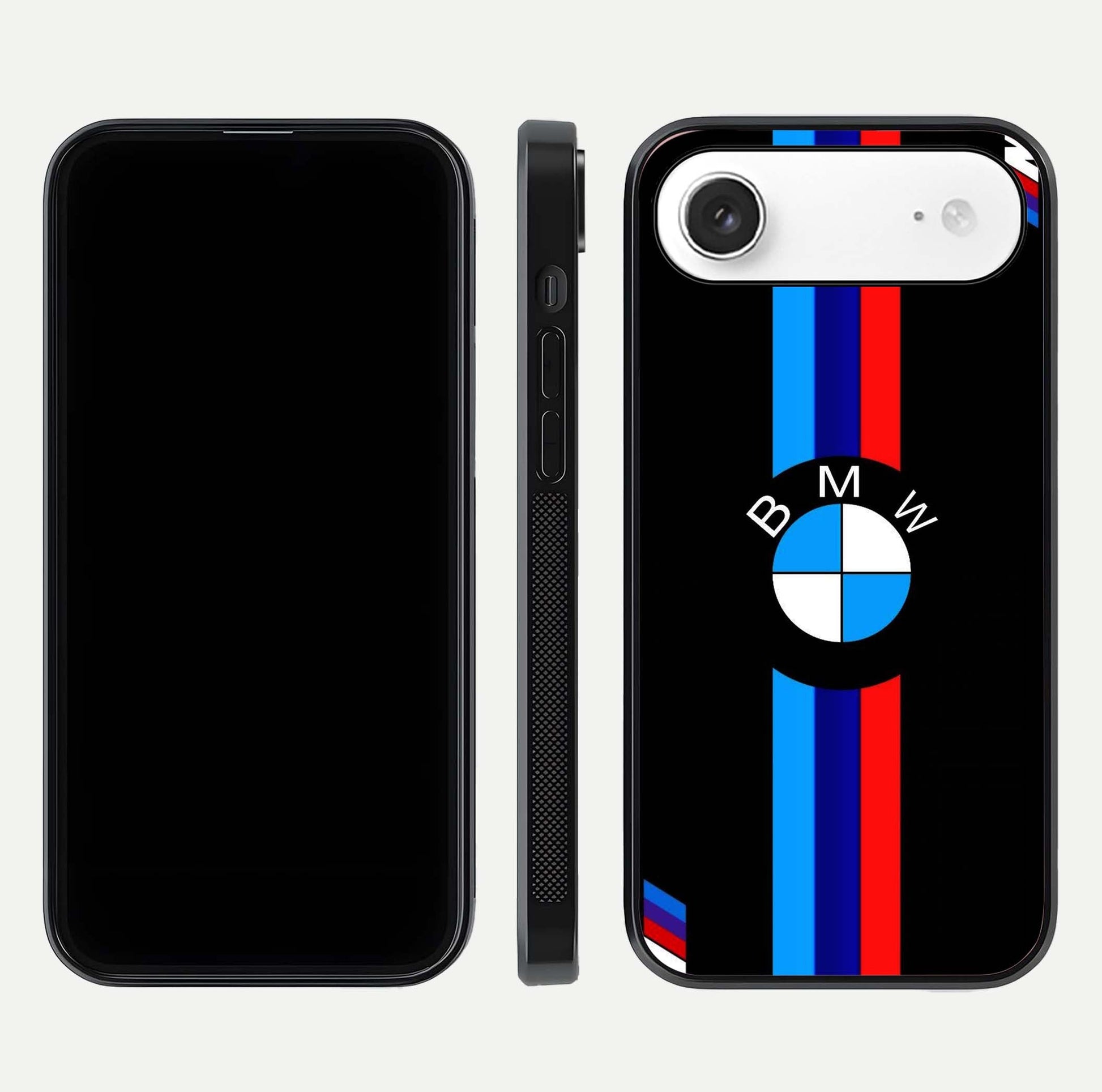Turbo BMW Beast Glass Case for iPhone Air  front & back layout showing bold design and smooth finish
