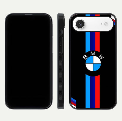 Turbo BMW Beast Glass Case for iPhone Air  front & back layout showing bold design and smooth finish