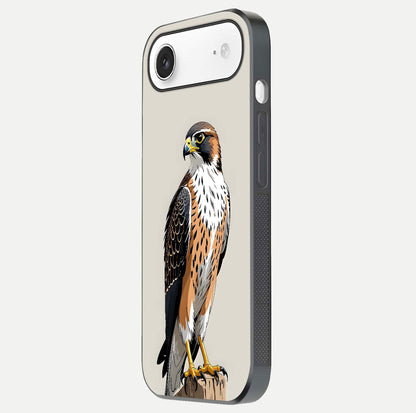 Clever Eagle Glass Case for iPhone Air  side-angle photo capturing edge polish and shine reflection