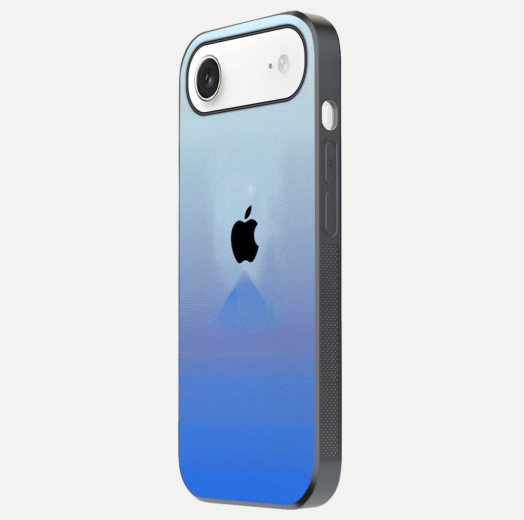 Gradient Apple Vibe Glass Case for iPhone Air  side-angle image showing reflection glow and elegant surface