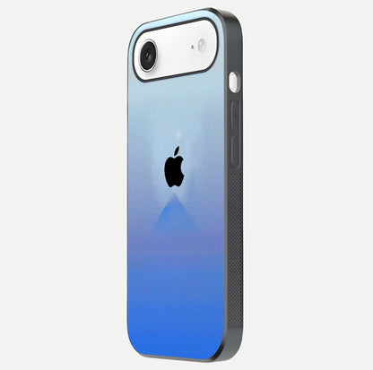 Gradient Apple Vibe Glass Case for iPhone Air  side-angle image showing reflection glow and elegant surface