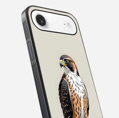 Clever Eagle Glass Case for iPhone Air  close-up highlighting eagle detail and HD reflection