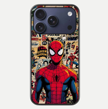 Aesthetic Spider Glass Case For iPhone 16 Pro by Custom World
